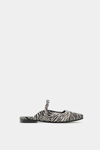 Flats / Ballerina de Zebra con detalles de piel para dama perfectas para usar con vestido 