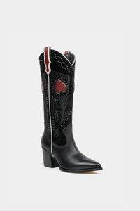 Botas western para mujer con corazones