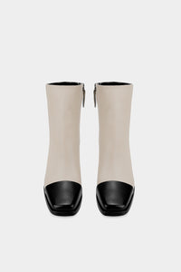 botines color blanco hechos artesanalmente en mexico