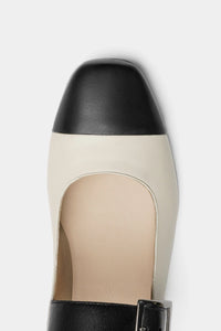 flats de piel con diseño elgante y moderno