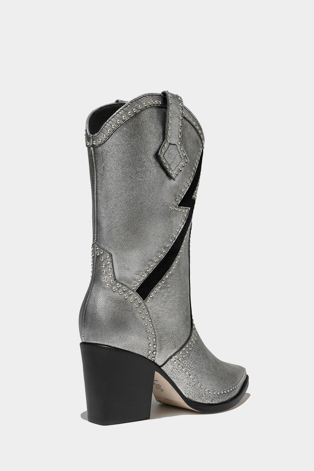 botas color plata