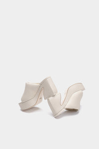 sandalias de plataforma color perla