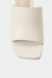 sandalias tacon del piel
