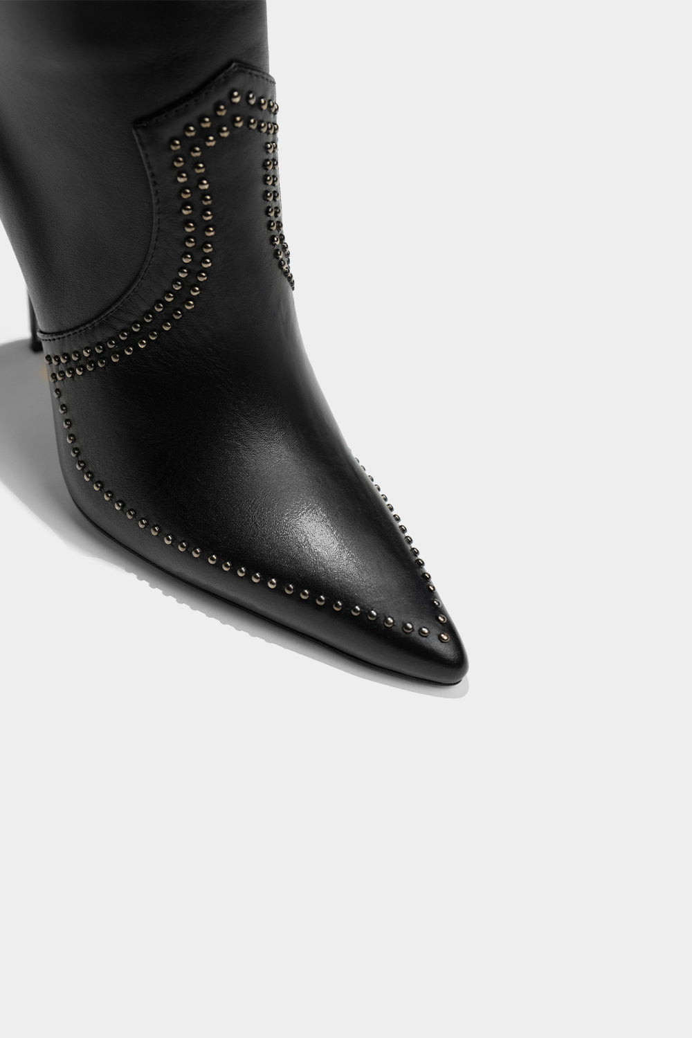 botines de dama de piel