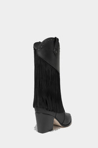 botas estilo taylor swift negras