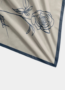 mascada de diseñador de seda tipo gucci 
